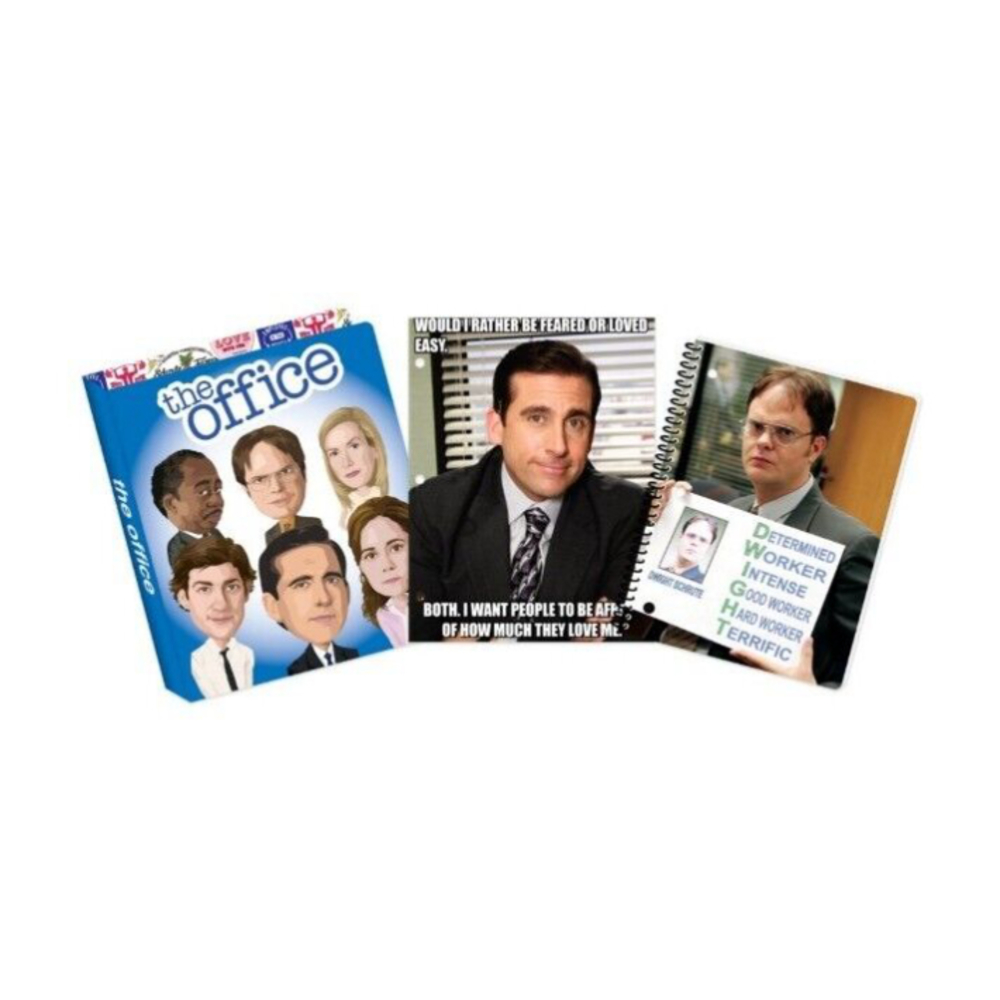 NBC The Office Binder Bundle‎ For Back to School Notebook Folder Stickers NEW